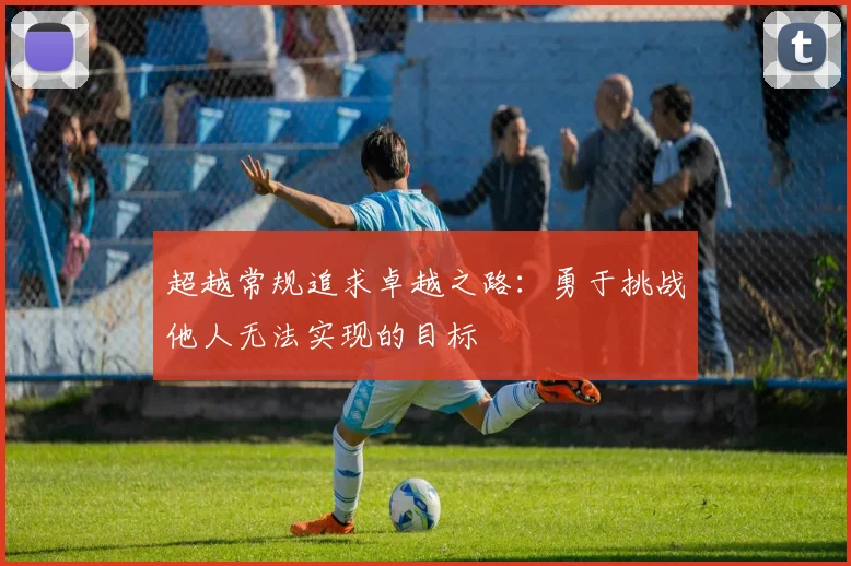 超越常规追求卓越之路：勇于挑战他人无法实现的目标